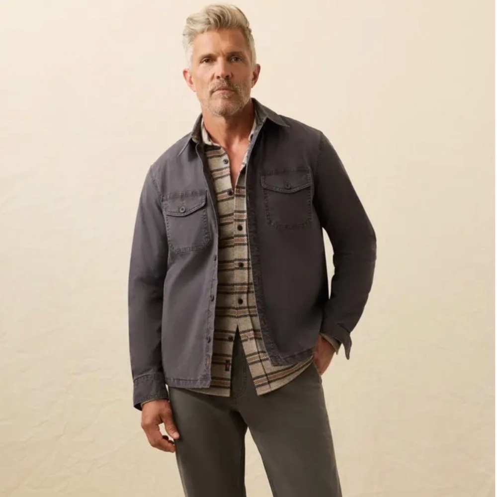 NWT Faherty Lakeside CPO Jacket